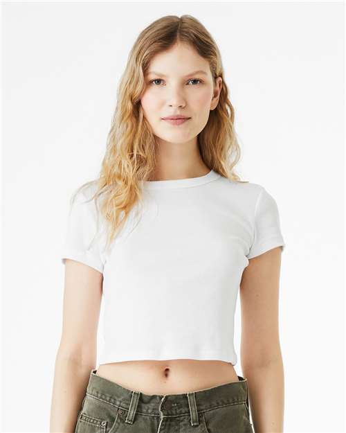 Women's Micro Rib Baby Tee - 1010 16