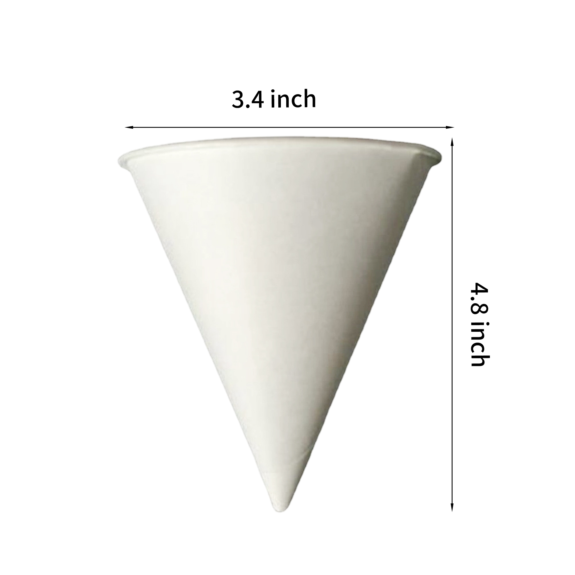 6oz Paper Cup for Ice Cream Cone Serving 4