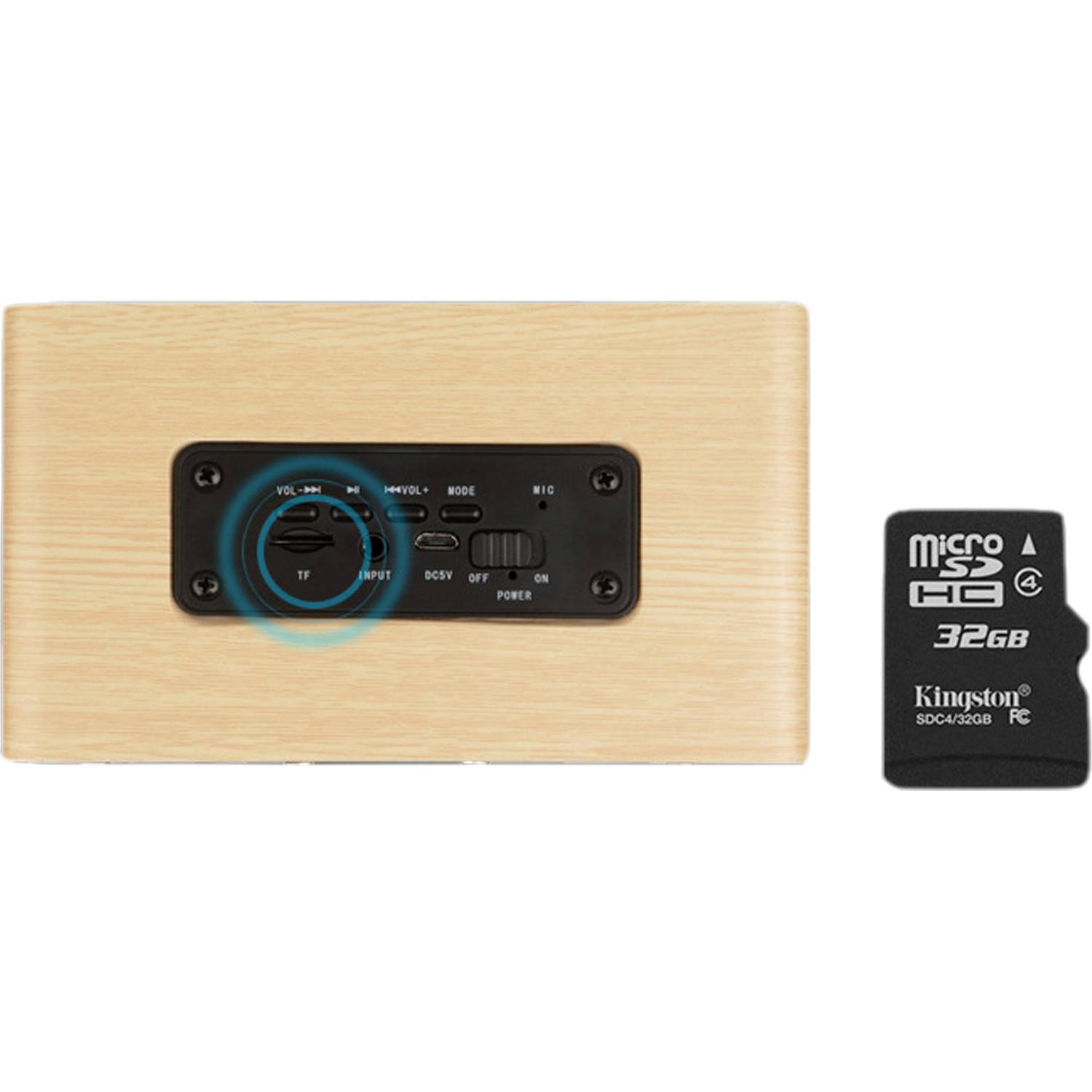 Wooden Portable Bluetooth Speaker 3
