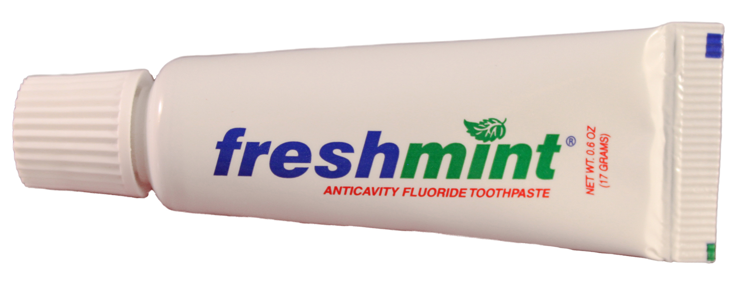 0.6 oz Freshmint Toothpaste Tube 1