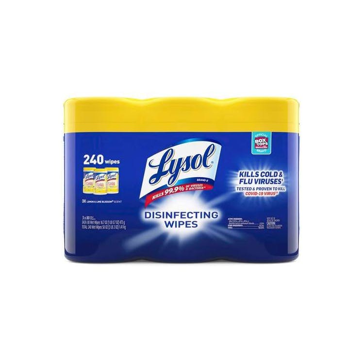 Lysol Disinfecting Wipes - 2 Pack Lemon/Lime 1