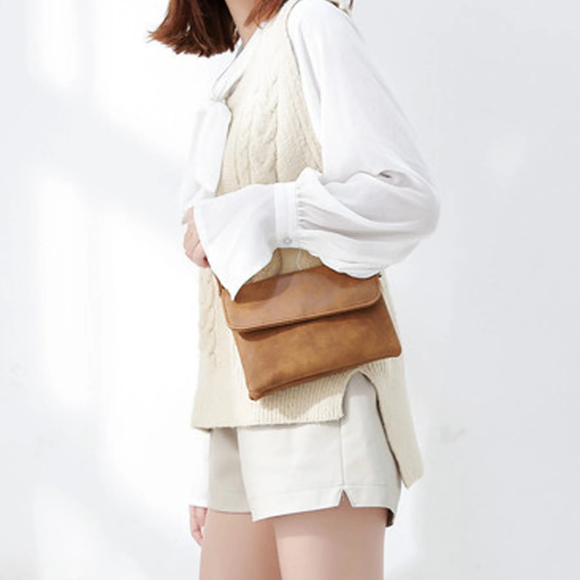 Women's Suede Leather Crossbody Bag 3