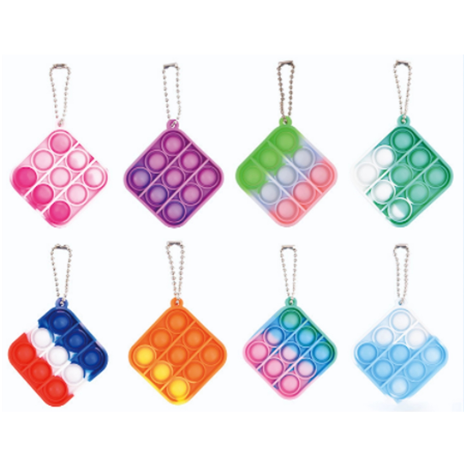 Fidget Toy Square Shaped Keychain 2