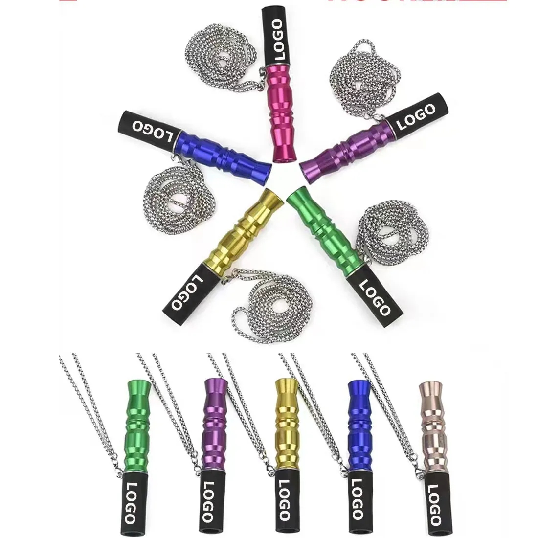 Reusable Aluminum Hookah Mouth Piece Tips 2