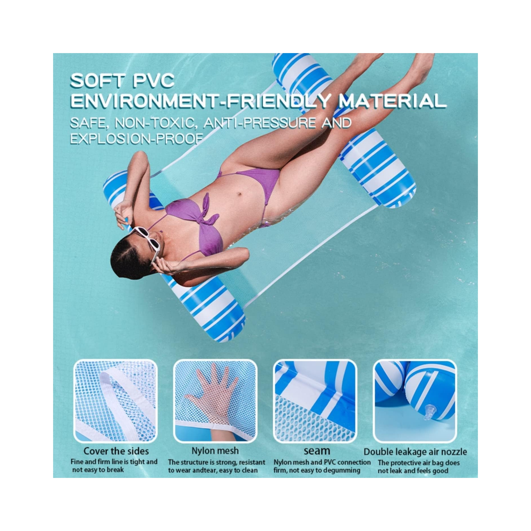 Inflatable Water Float Hammock 2
