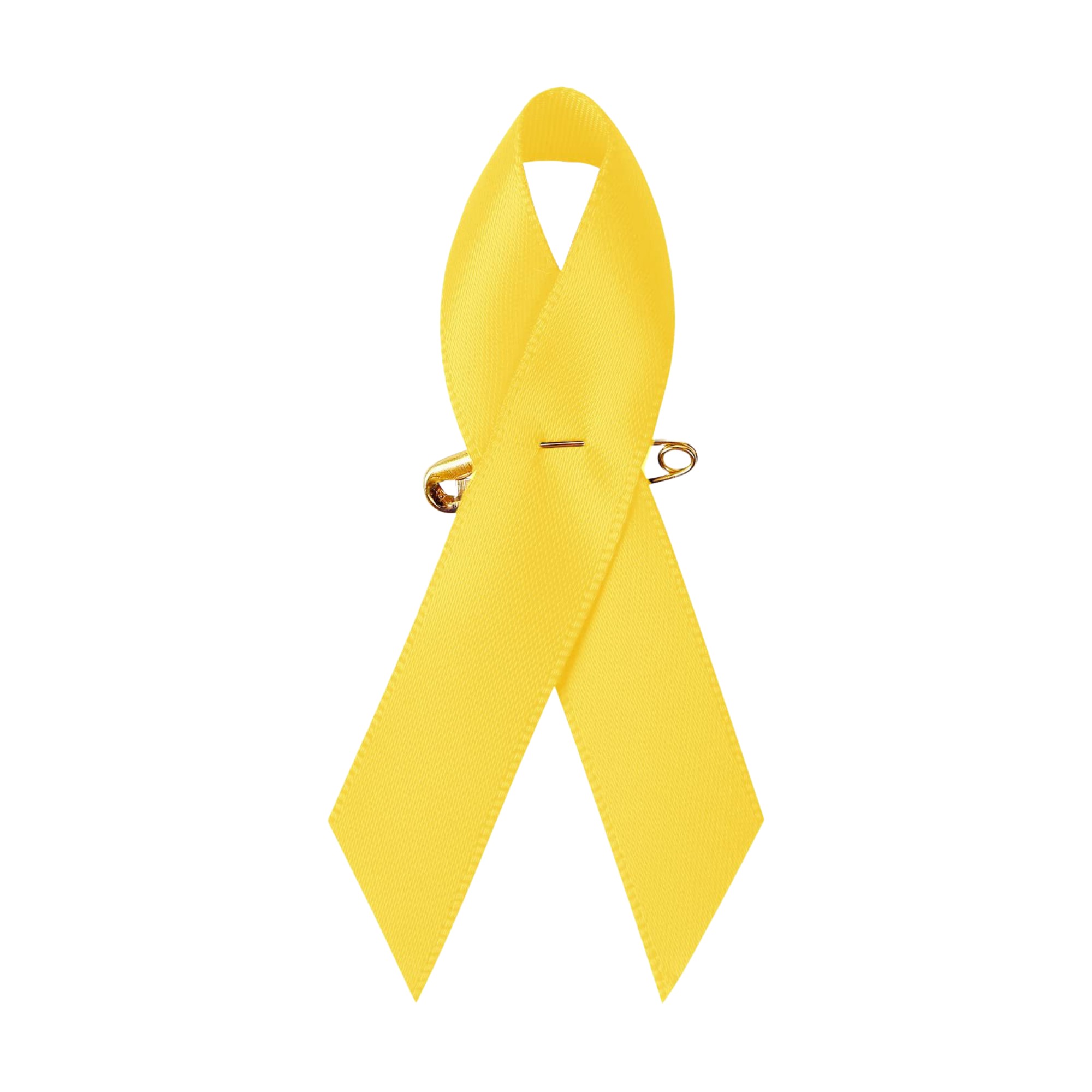 Polyester Awareness Ribbon With Custom Logo Print 3