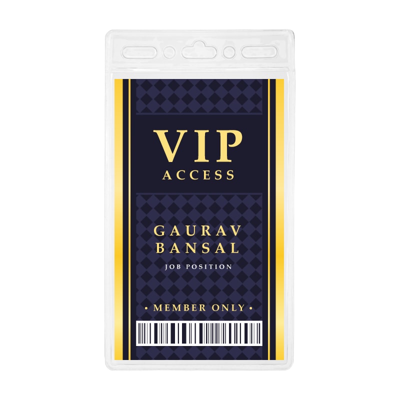Plastic Badge Holders 4