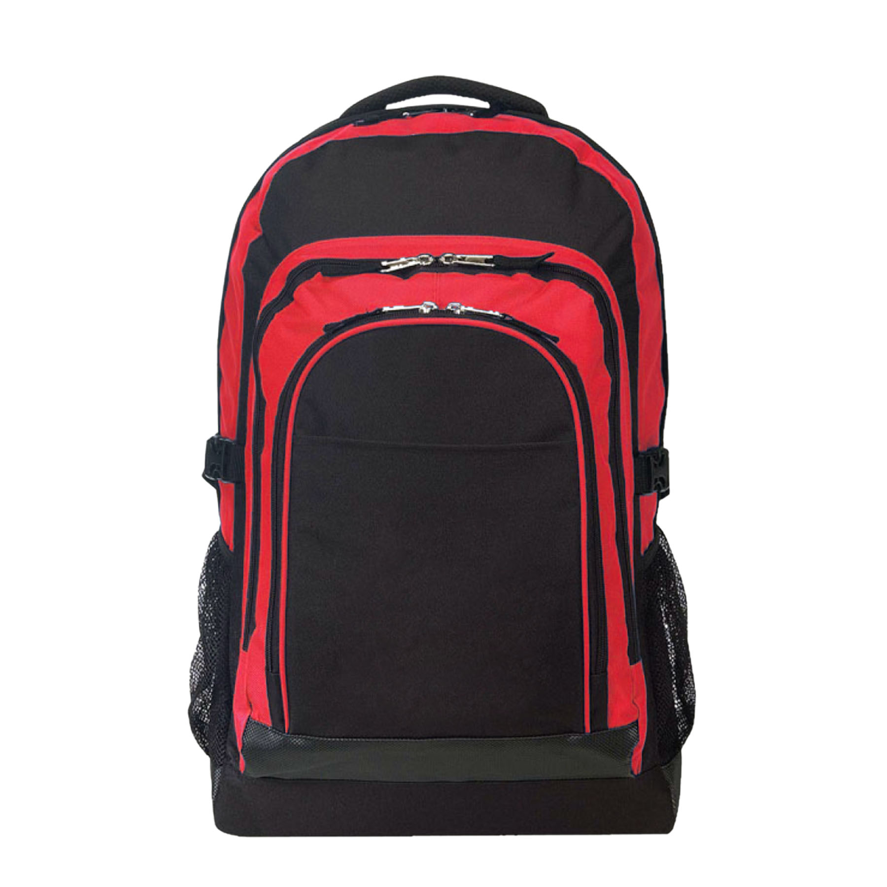 600 Denier Outdoor Computer Backpack with Faux Leather Trim 5