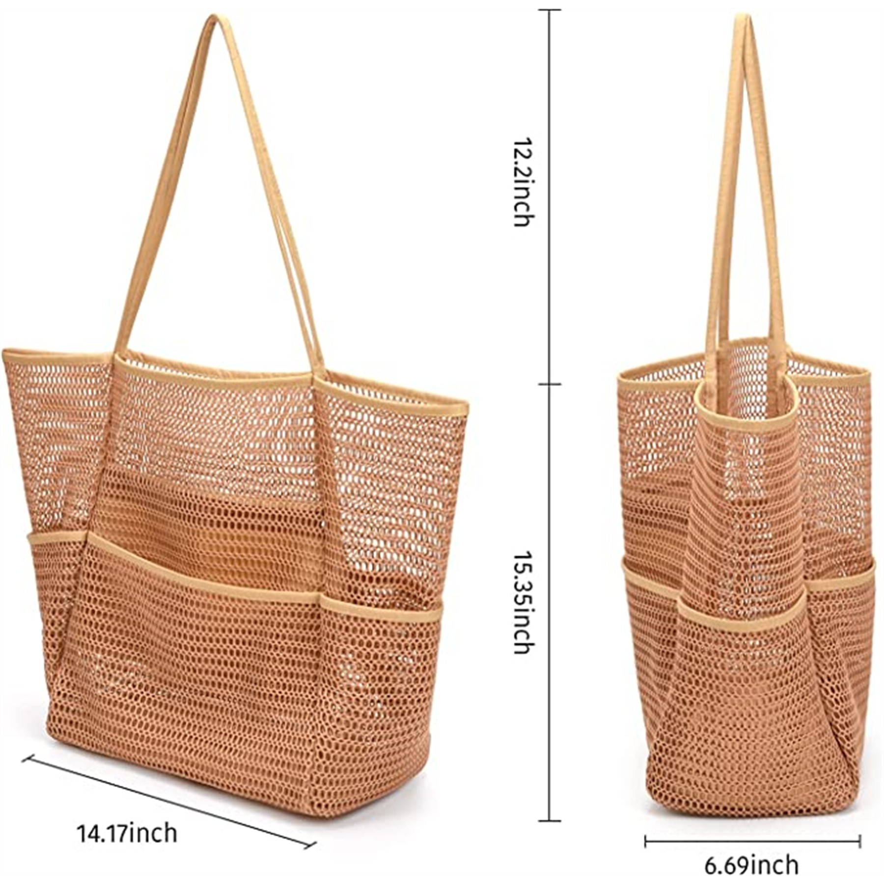 Mesh Beach Tote Bag 2