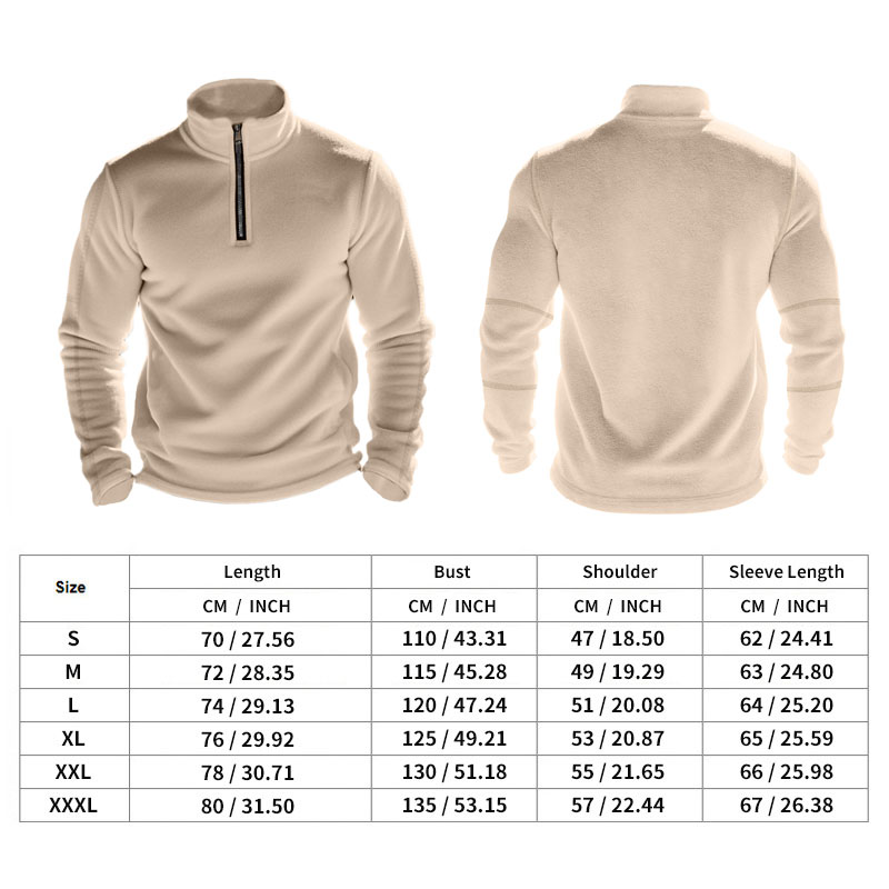 Men's Half-Zip Stand Collar Sweatshirt, custom hoodie or sweatshirt with logo imprint 5