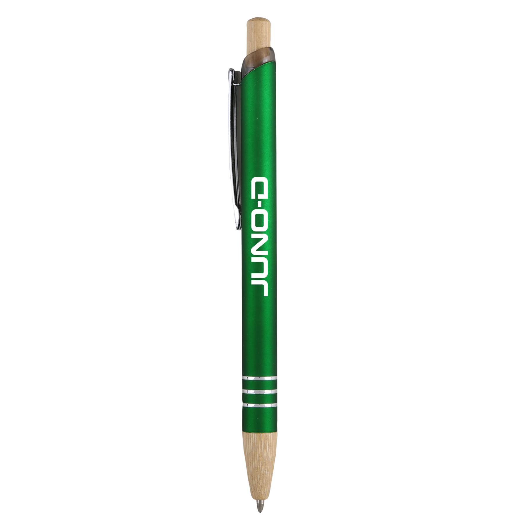 Venosa Velvet-Touch Aluminum Pen w/Bamboo Accents 8