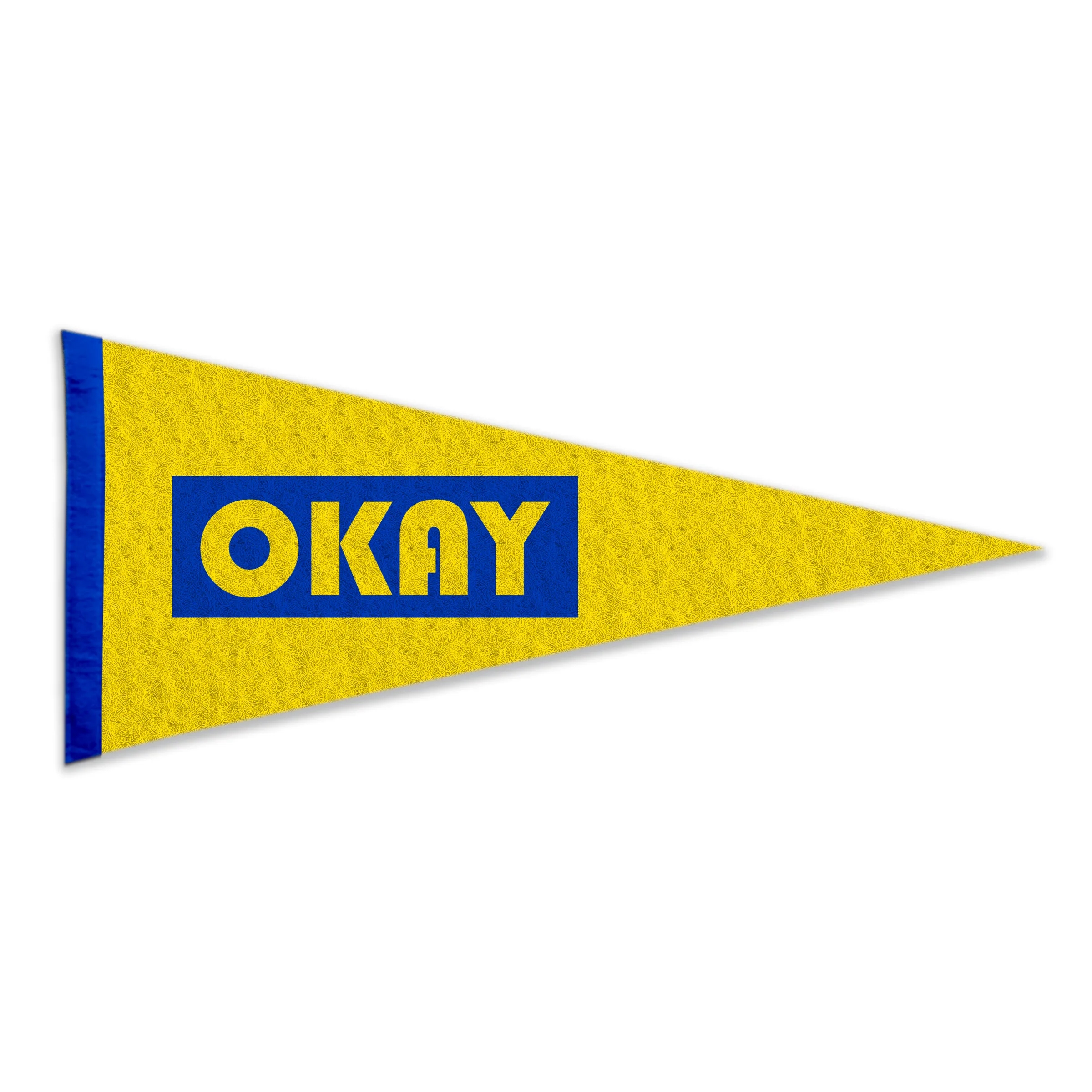 Wool Felt Pennant without Wood Pole - Heat Transfer 2