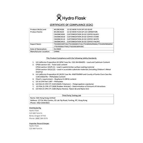 Hydro Flask® Wide Mouth With Flex Sip™ Lid 20oz 13