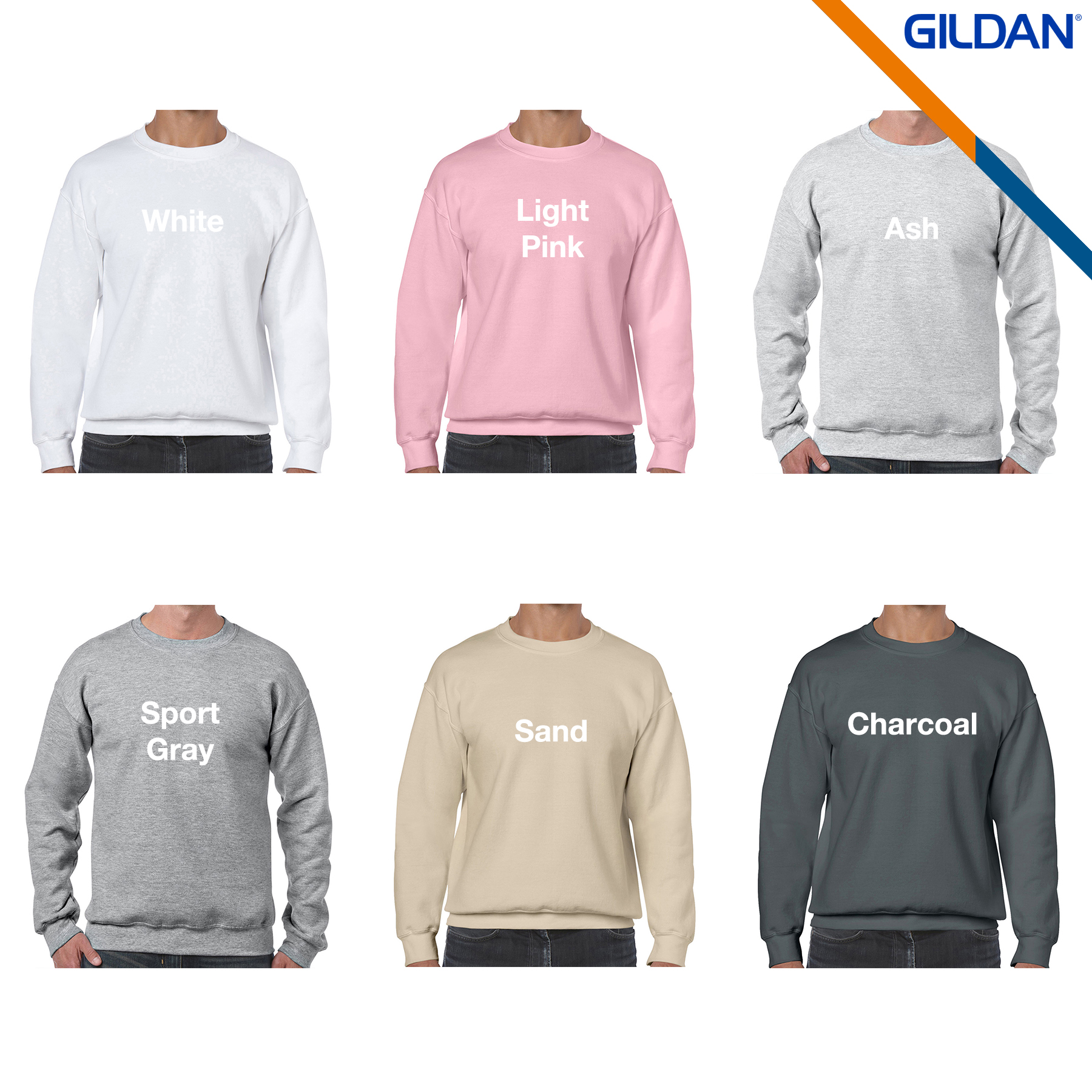 Gildan® Heavy Blend Adult Crewneck Sweatshirts 4