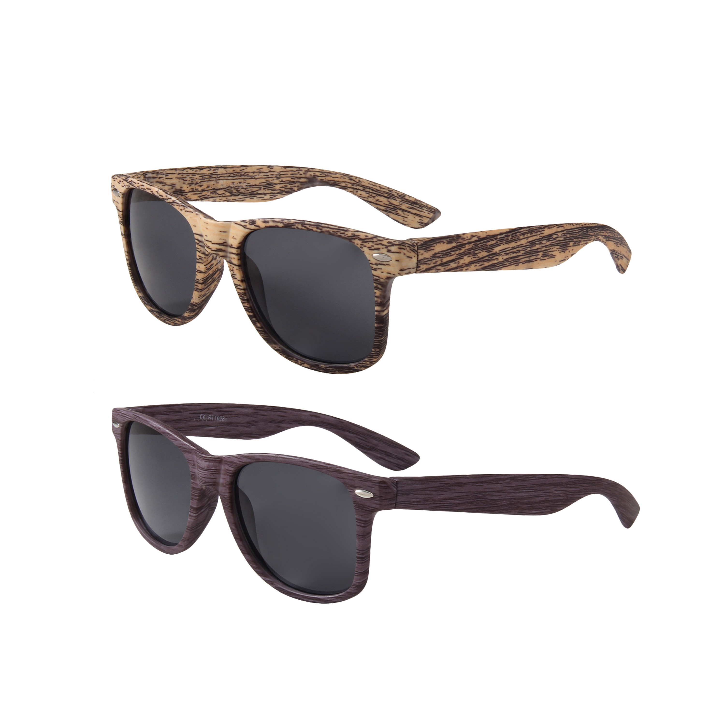 Wood Grain Beach Sunglasses 2