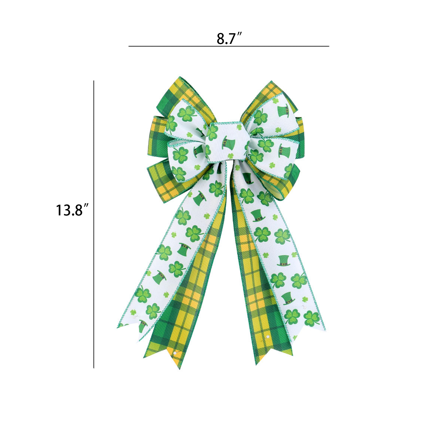 St. Patrick's Day Clover Bow Decoration 4