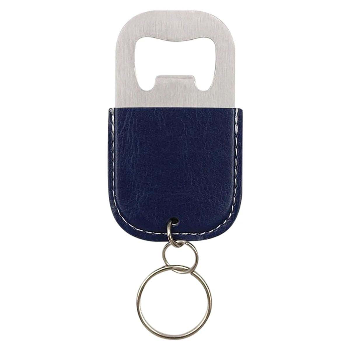 Portable PU Leather Bottle Opener Keychain for Drinks 6