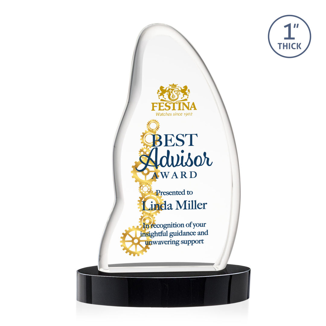Beauford VividPrint™ Award on Base - Black 8
