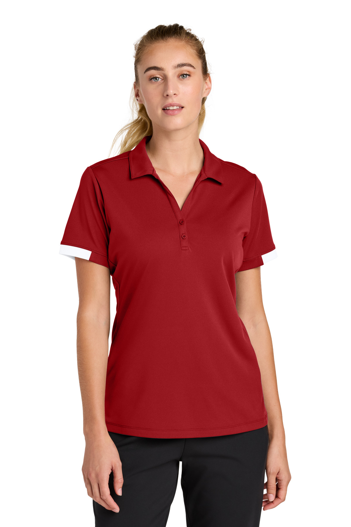 Sport-Tek Women's Club Colorblock Polo LST444 36