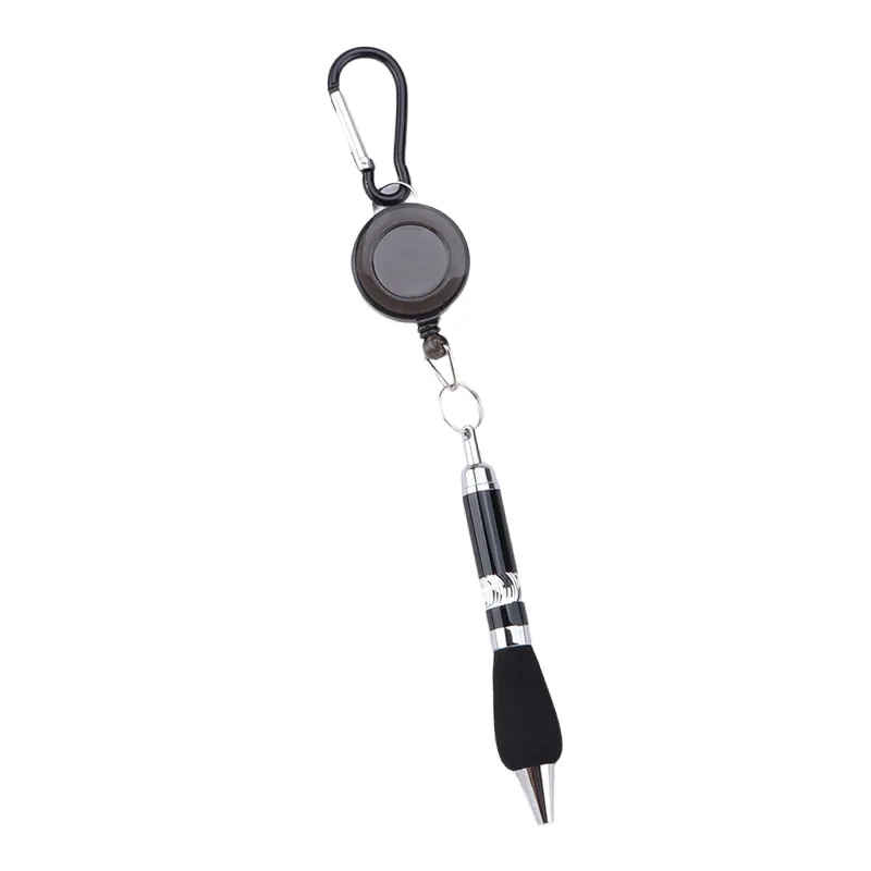 Carabiner Retractable Badge Reel Pens 4