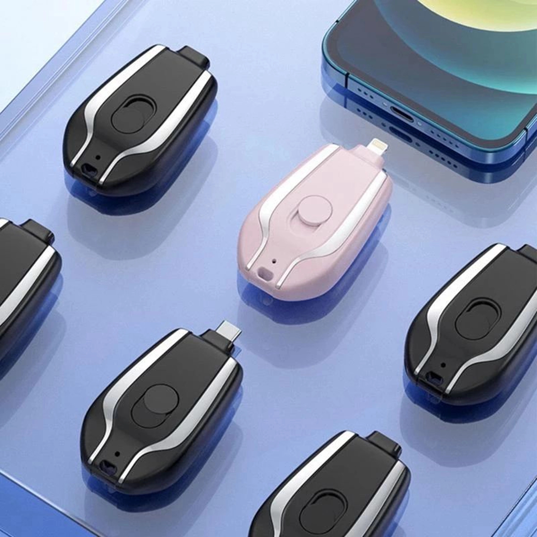 1500 mAh Type C Keychain Power Bank 3