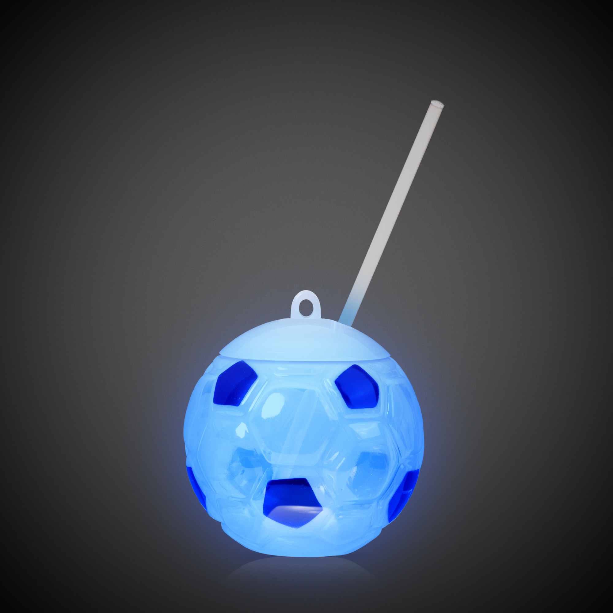 Soccer Ball Light Up Cup with Lid and Straw 11
