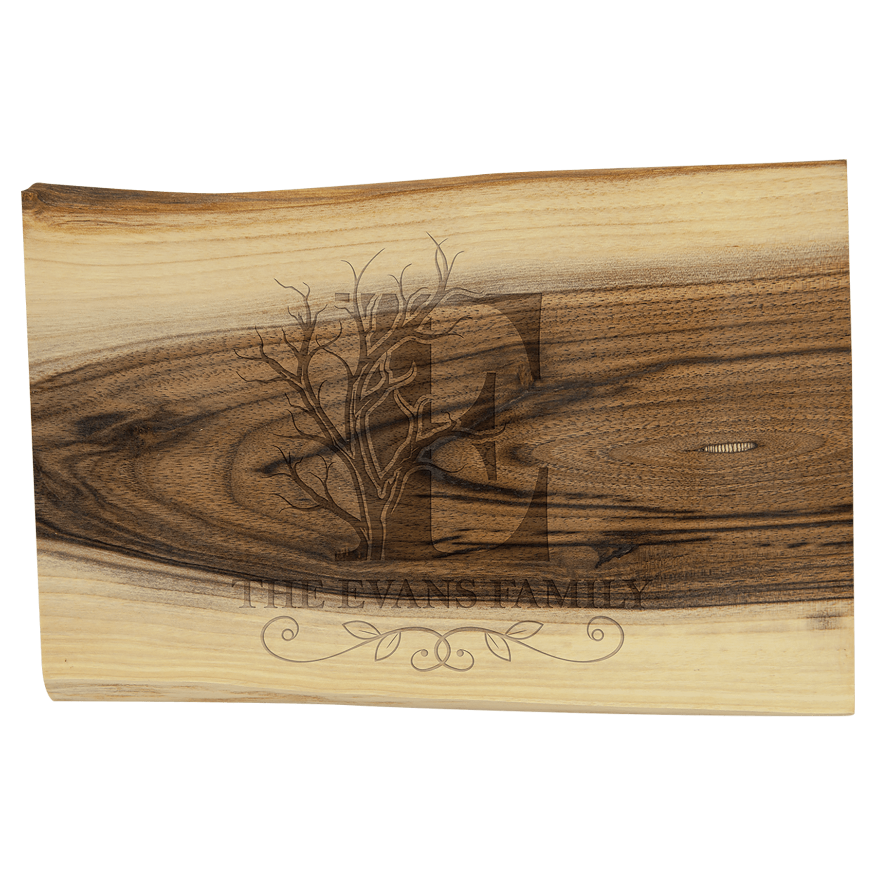 9" x 6" Black Walnut Bar Cutting Board 2