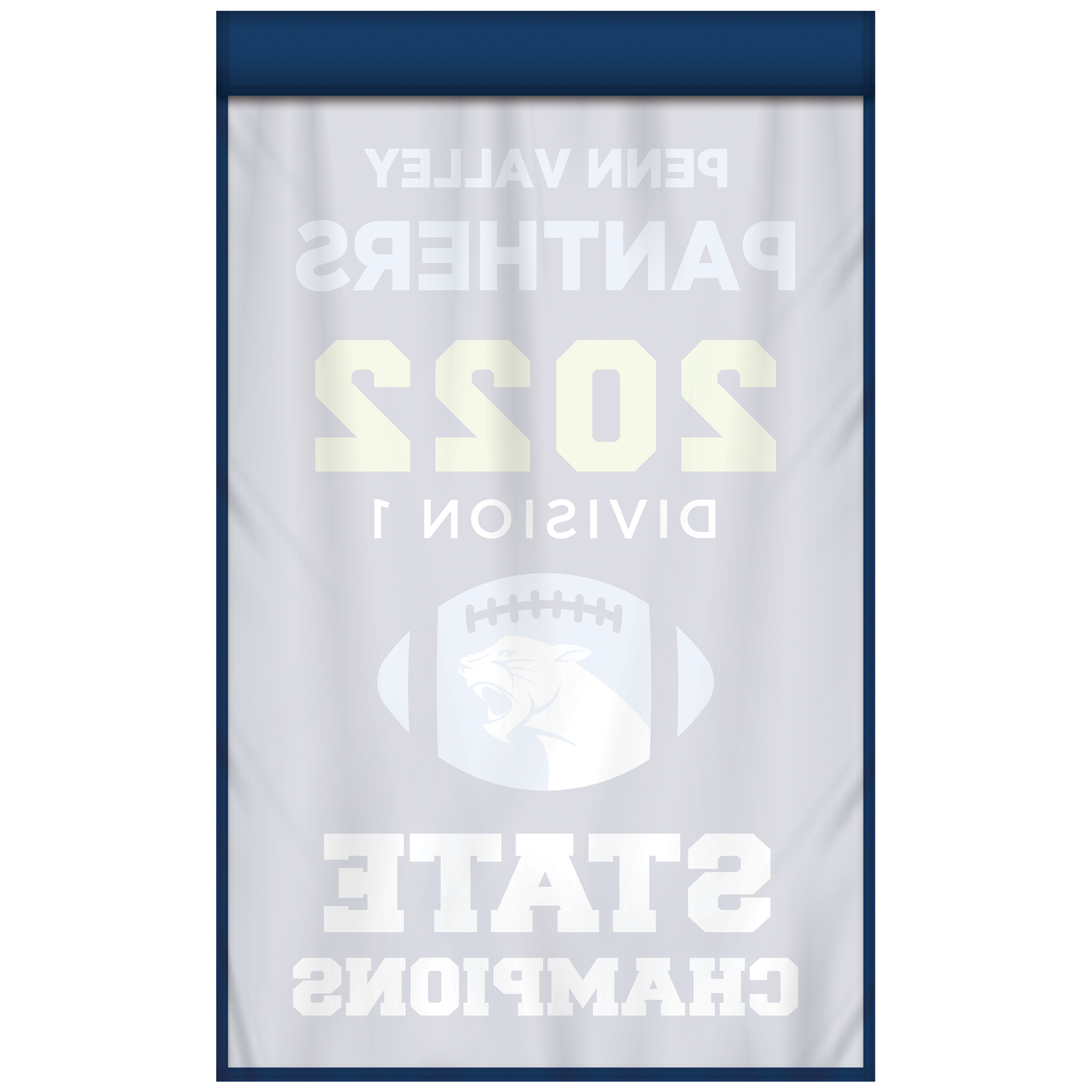 2' x 3' Championship Banner Single Sided Straight Cut 3