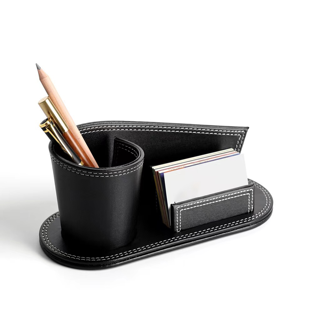 Pu Leather Elegant Desk Organizer 3