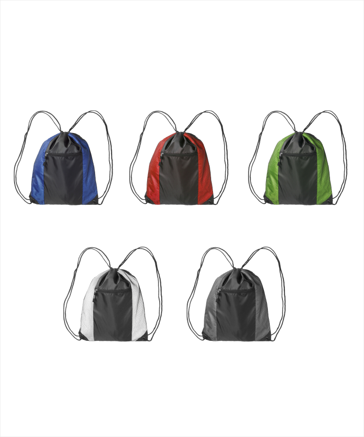 Union Printed - Zipper Pocket Drawstring Bags 3