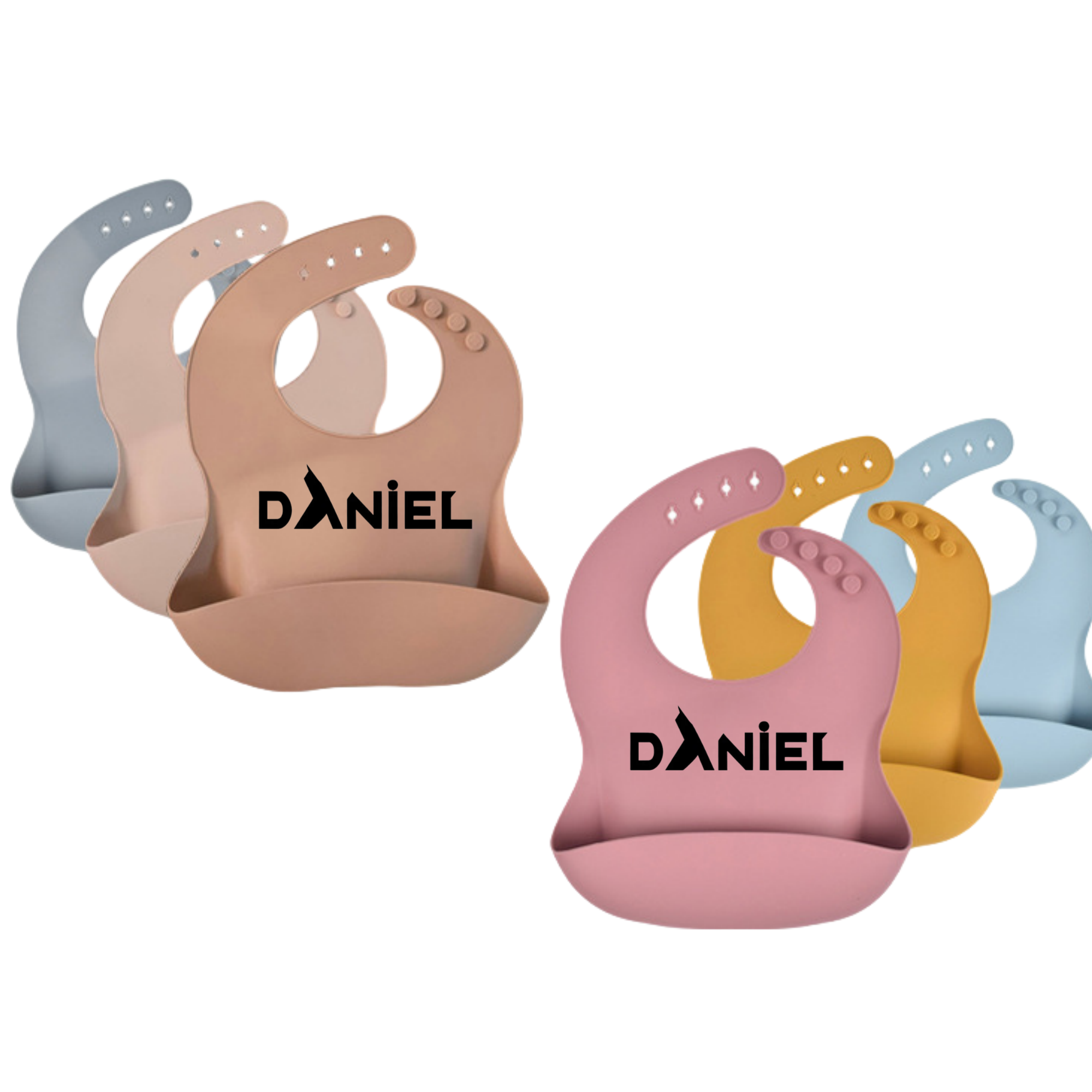 3D Food-Grade Silicone Baby Bib 2