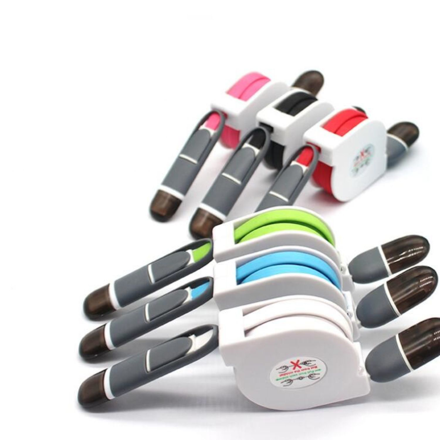 ASCOT Self-spooling USB charging cable for iPhone and Android 4