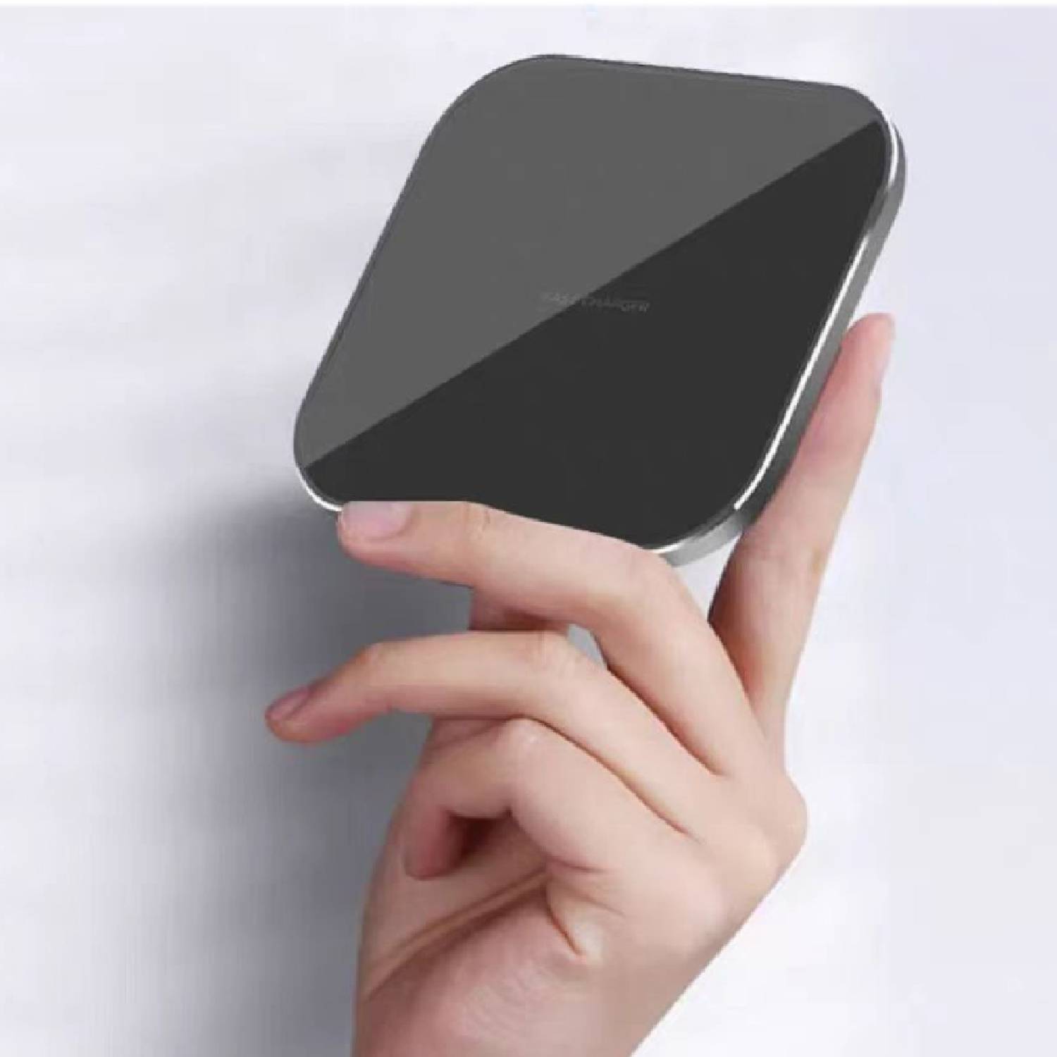 Acrylic Square Wireless Charger Power Bank 6