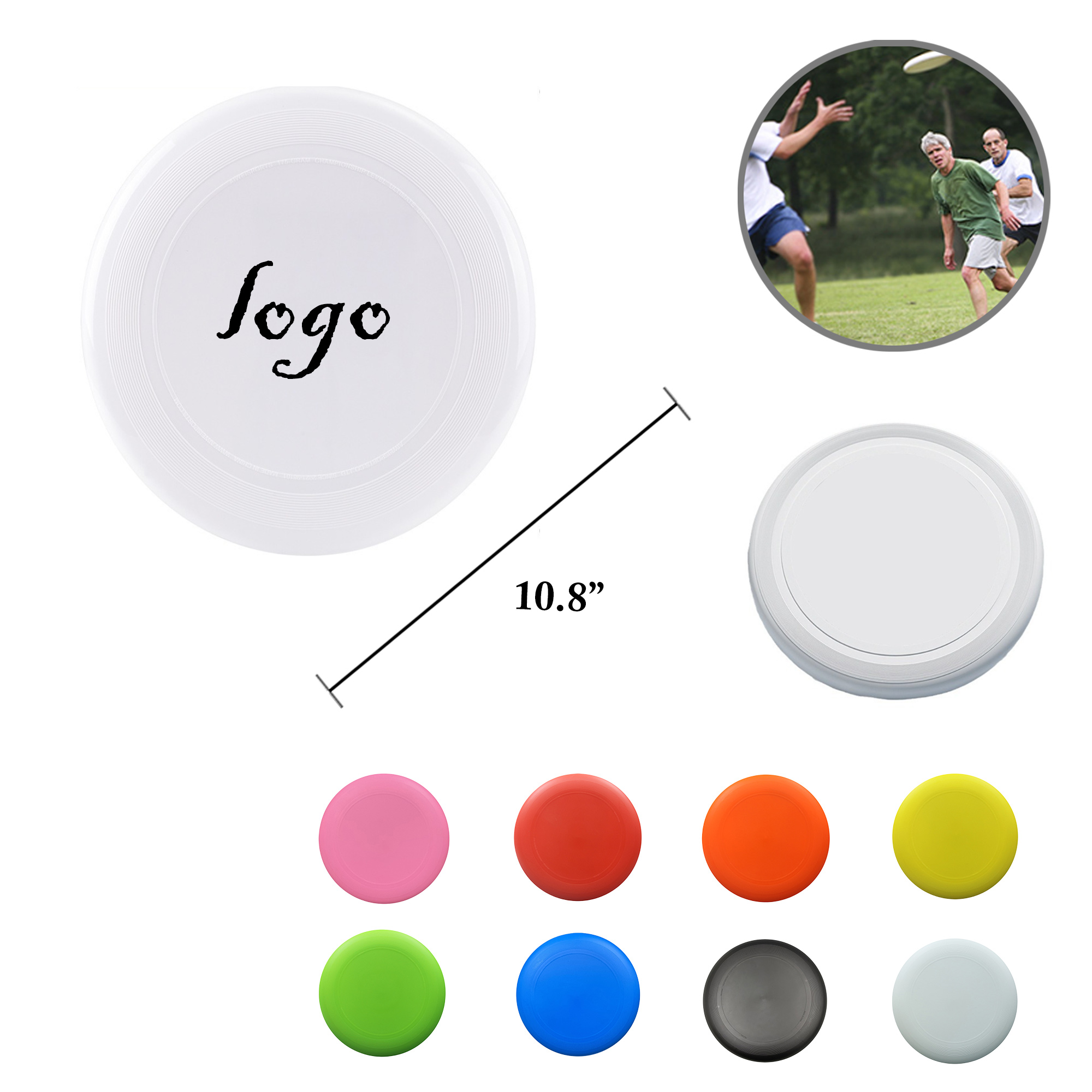 MOQ25 175g Professional PE Sports Flying Disc 2