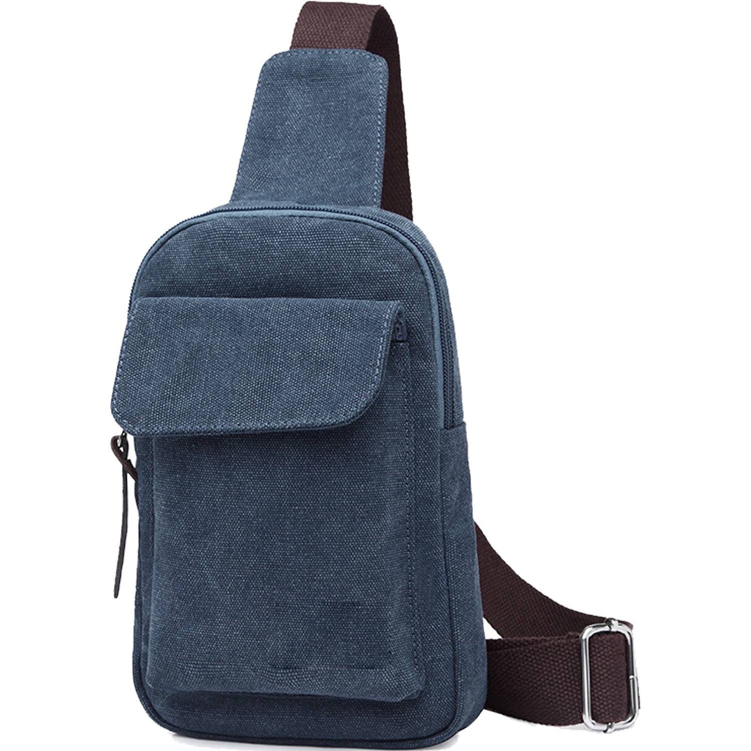 Canvas Crossbody Backpack for Women & Men Chest Bag 9