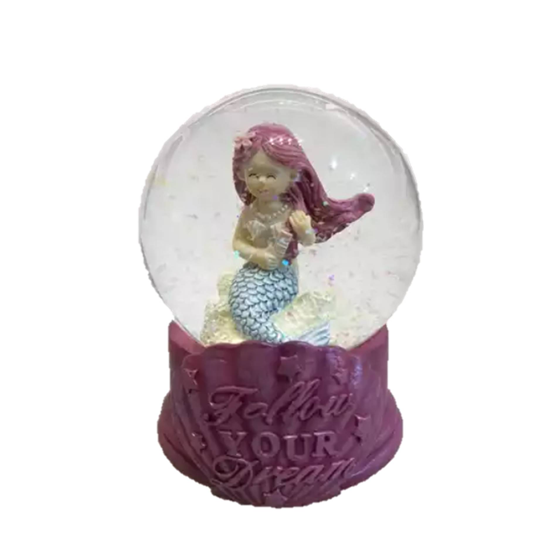 Custom Mermaid Snow Ball Globe 3