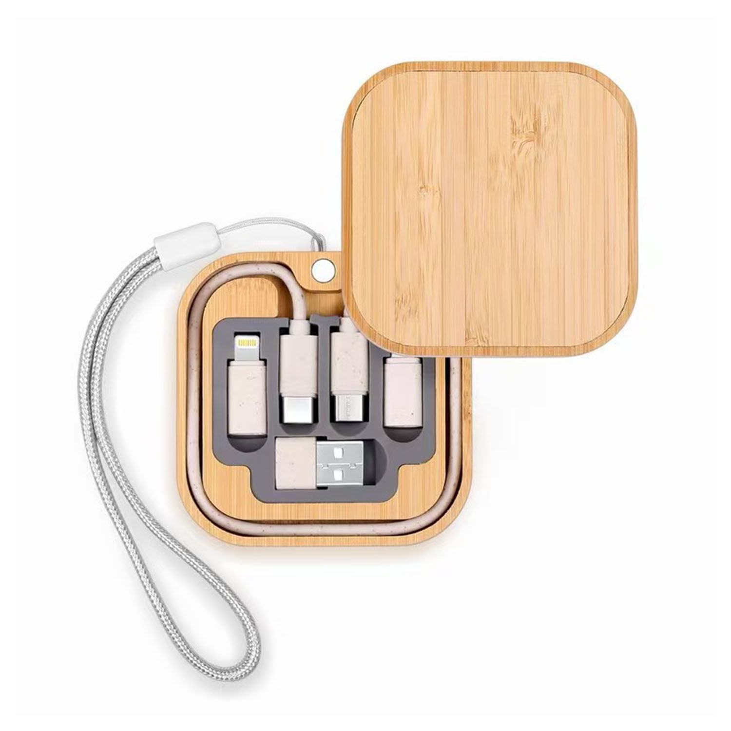 Square Wireless Charger and Cable Kit 3