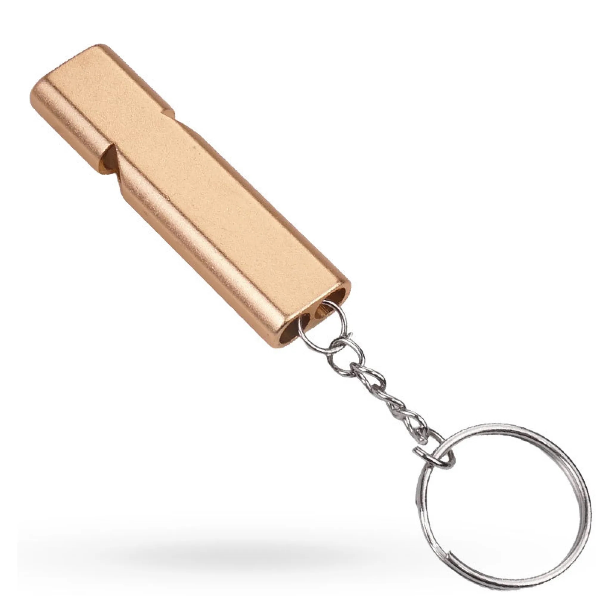 Aluminum Survival Whistle with Keychain 7