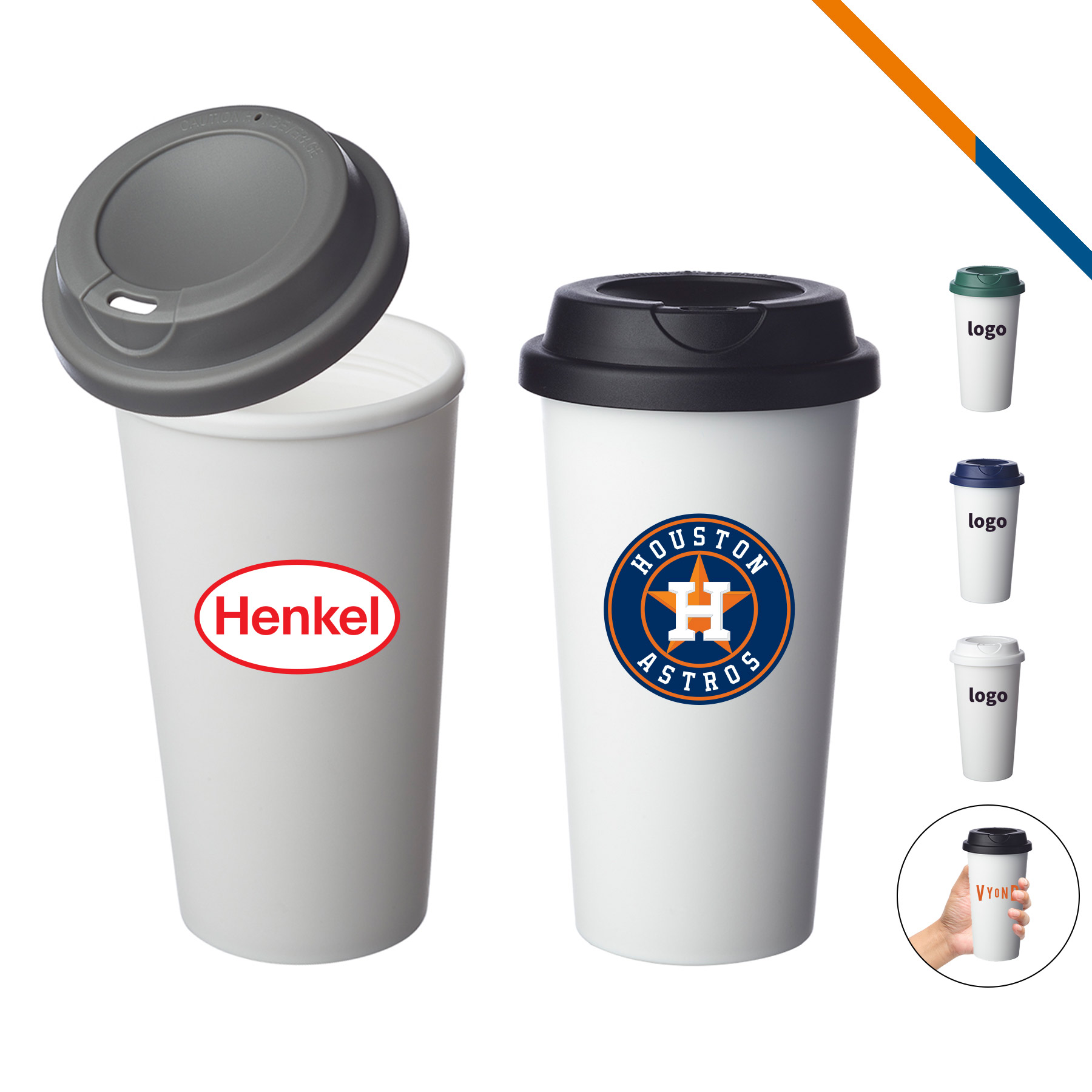SipChic Plastic Coffee Tumbler - 16 OZ. 5