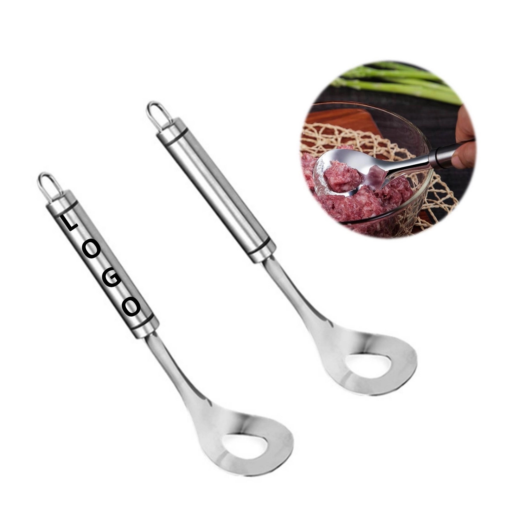 Stainless Steel Meatball Maker Spoon 1