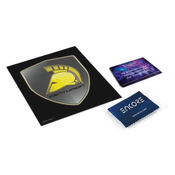 Large Ultra Opper Fiber® Microfiber Cleaning Cloth in Vinyl Pouch (5"x7") - Full-Color