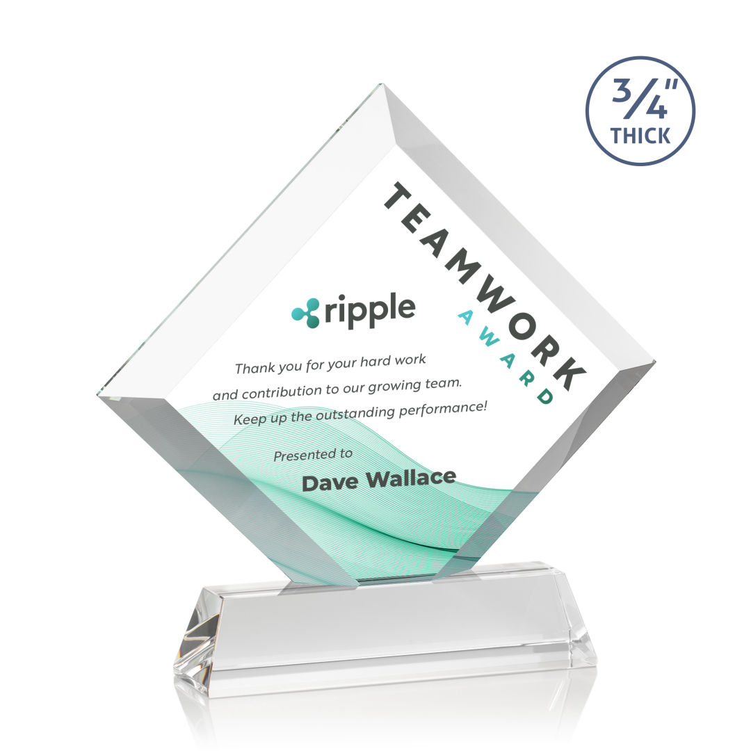 Belaire VividPrint™ Award on Newhaven Base - Clear 2