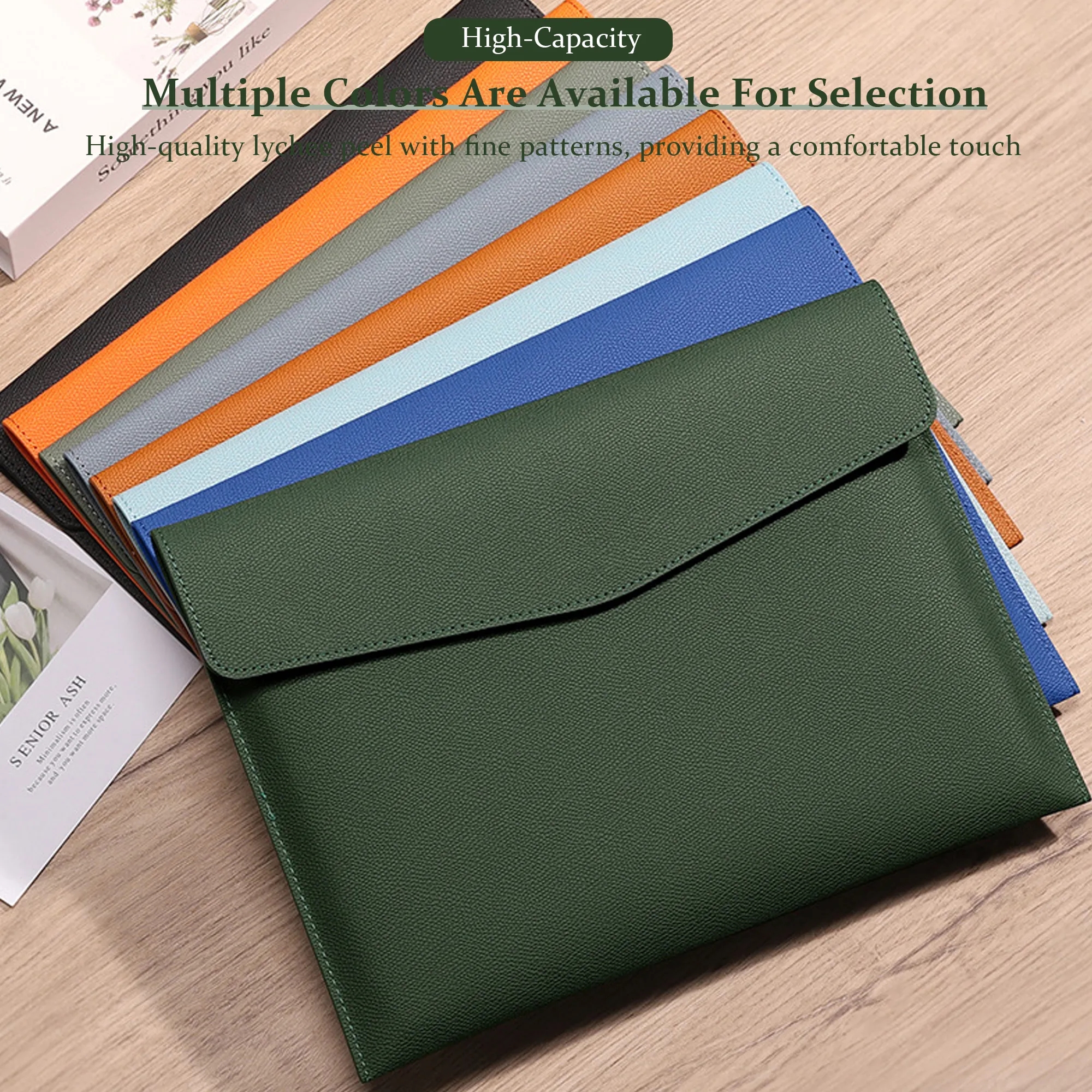 Leather Business Document Holder Free Shipping 5