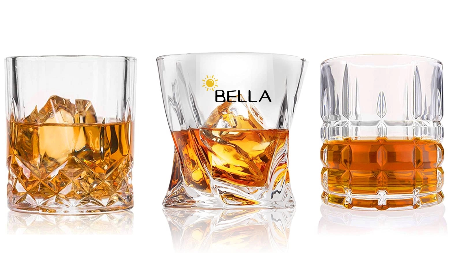 10, 11 Oz Whiskey Glasses-Premium 2