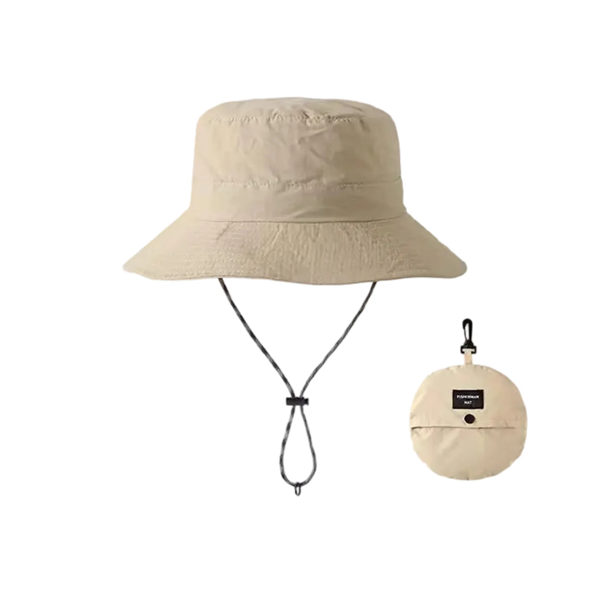 Waterproof Polyester Bucket Hat with Long Brim 14