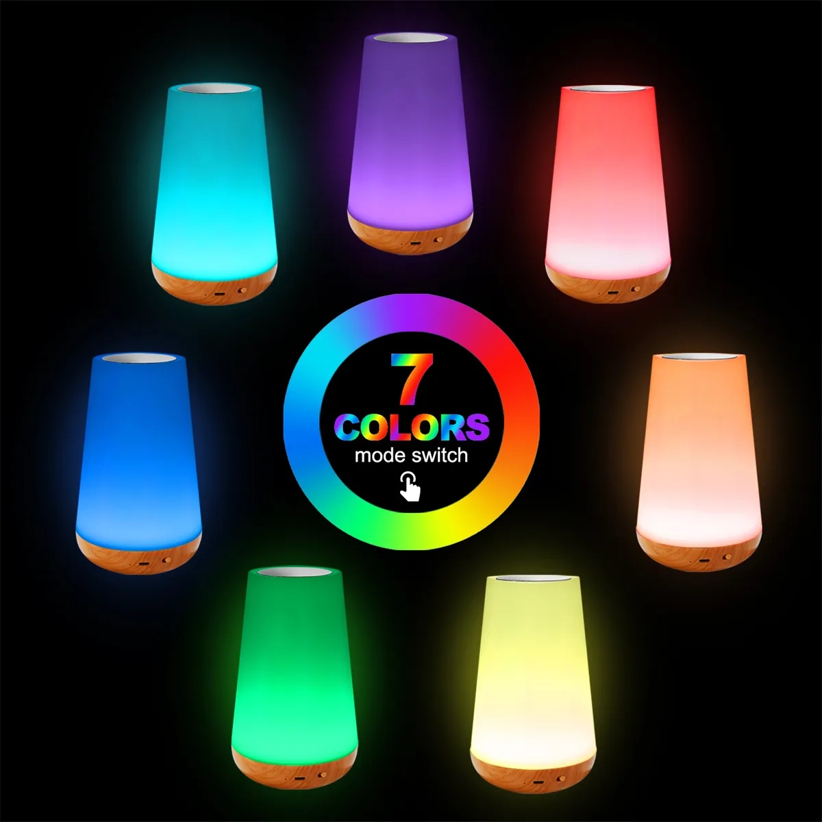 Dimmable Touch Lamp for Bedroom Night Light 4