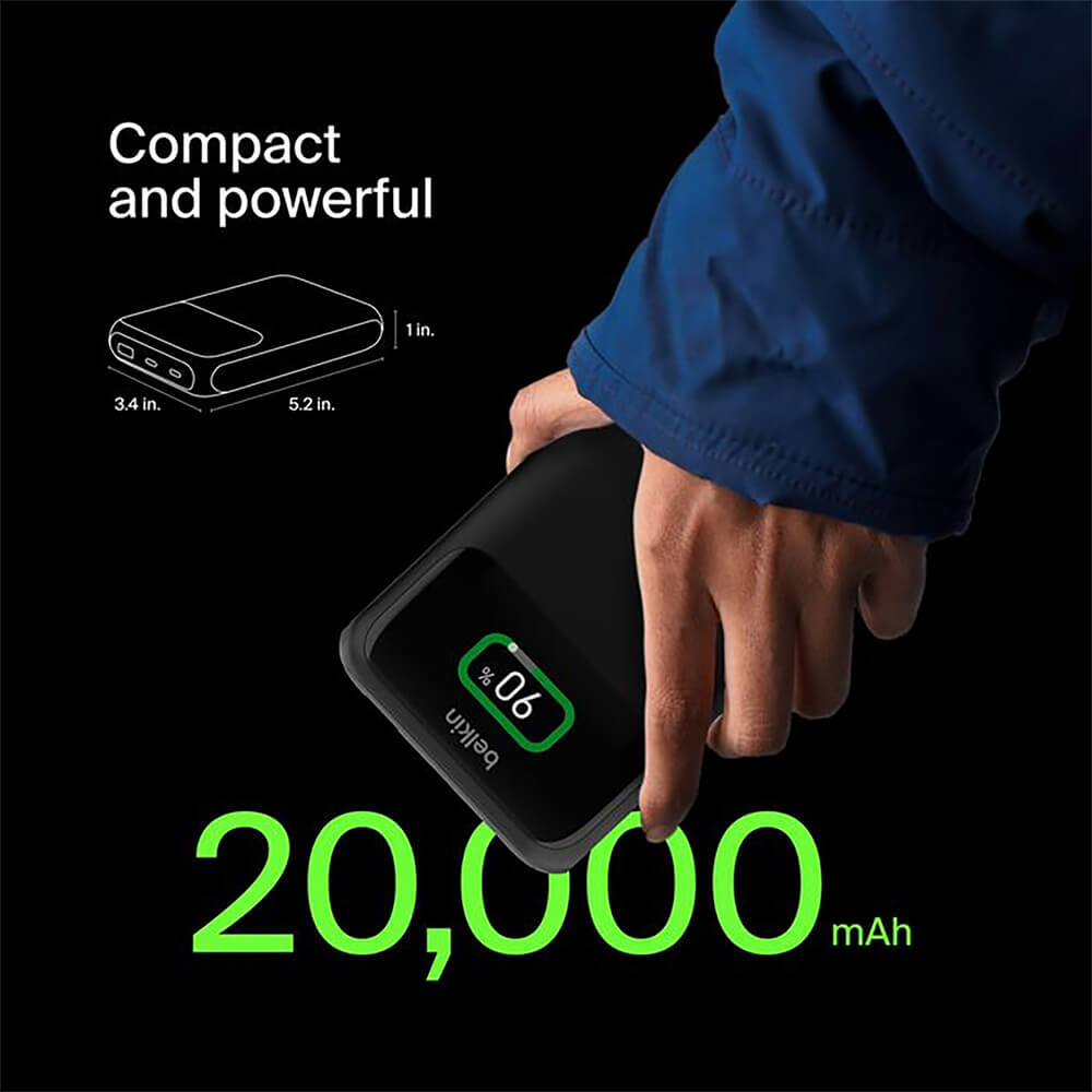 Belkin 3-Port Laptop Power Bank 20K 11