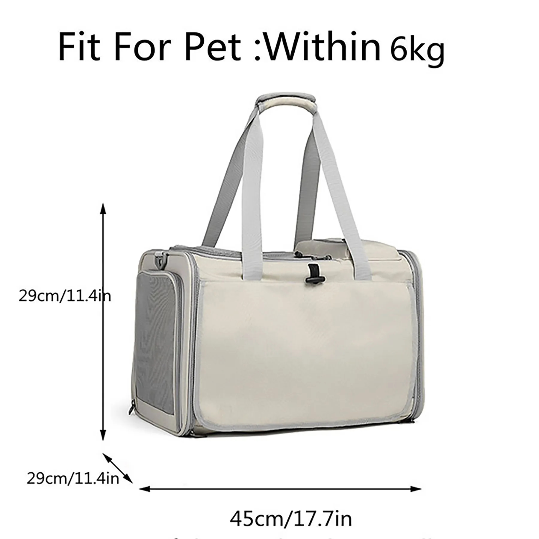 Oxford Pet Outdoor Breathable Foldable Cat Bag 9