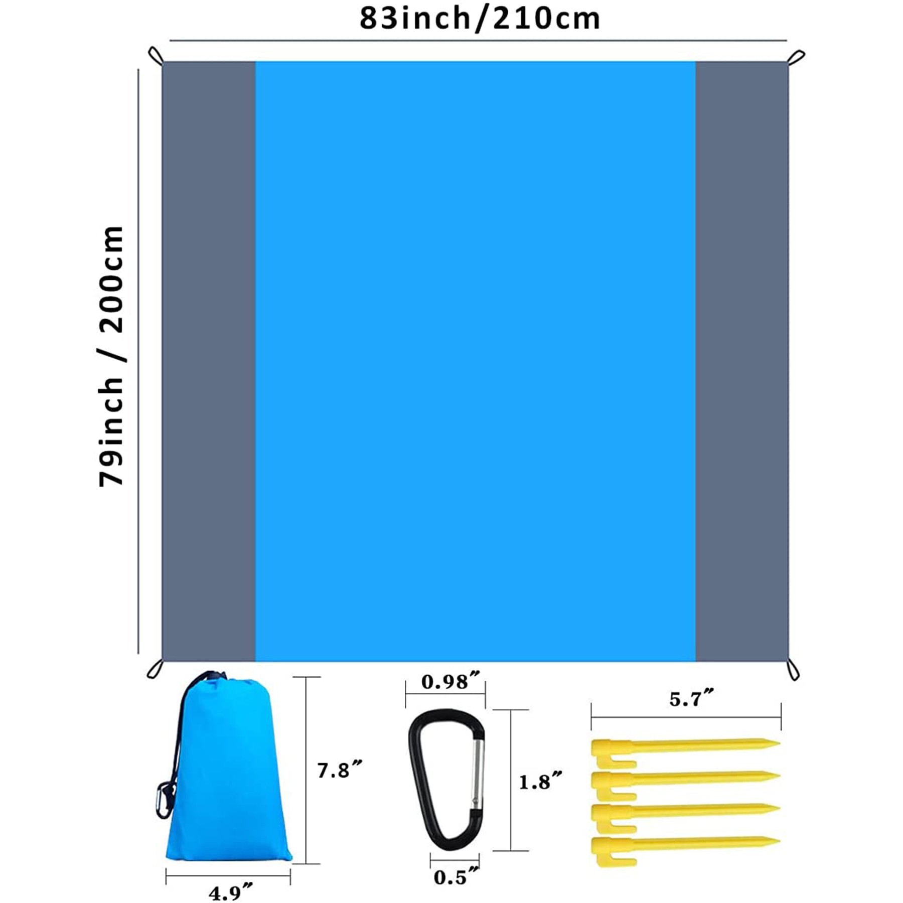 Sandproof Picnic Beach Blanket 2