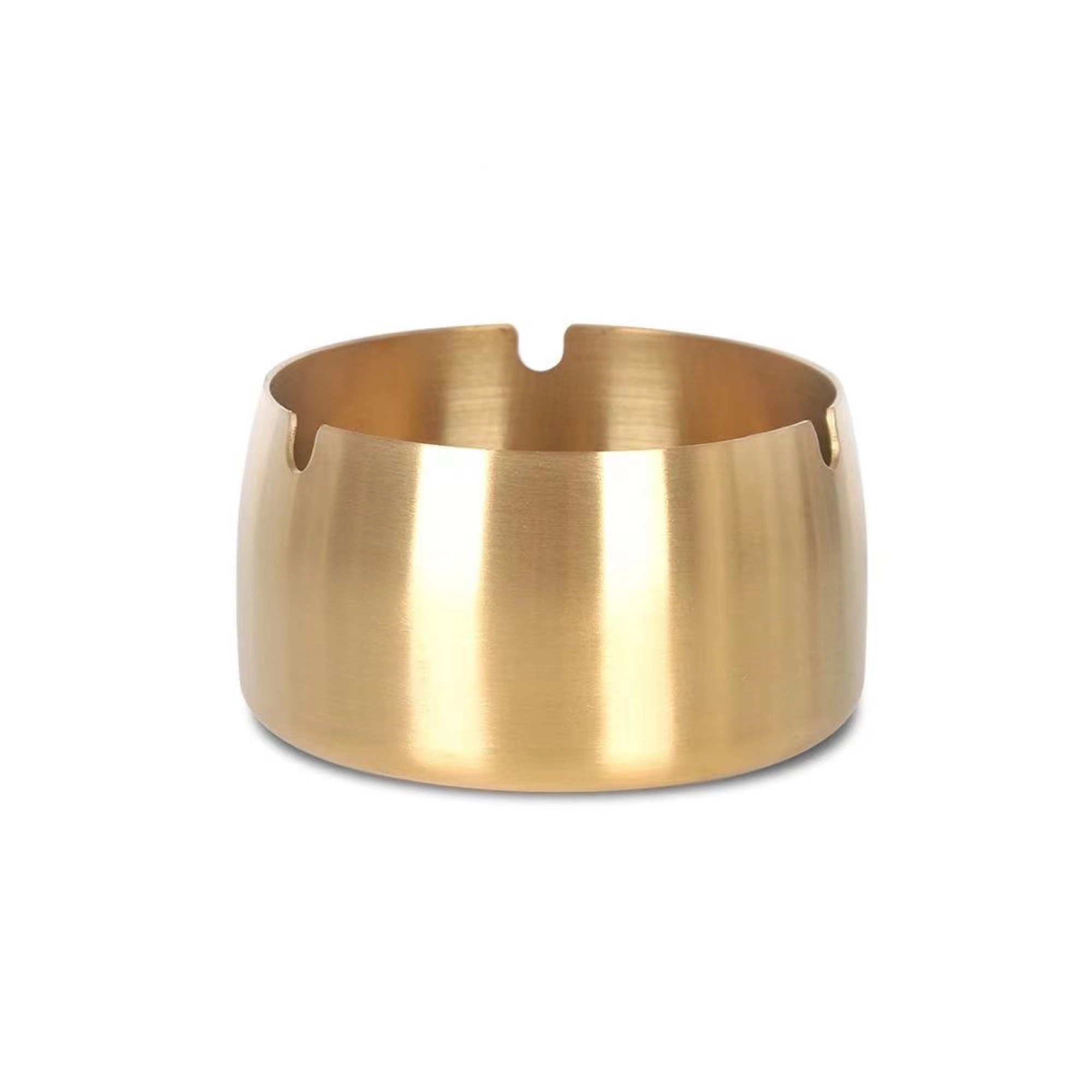 MOQ 50 Deluxe Stainless Steel Round Ashtray 7